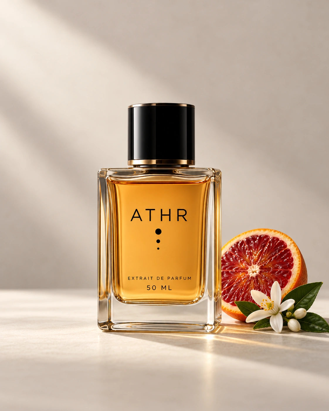 عطر Golden Hour من أثر ATHR، إكستريه دو بارفان 50 مل مع برتقال دموي وزهر البرتقال