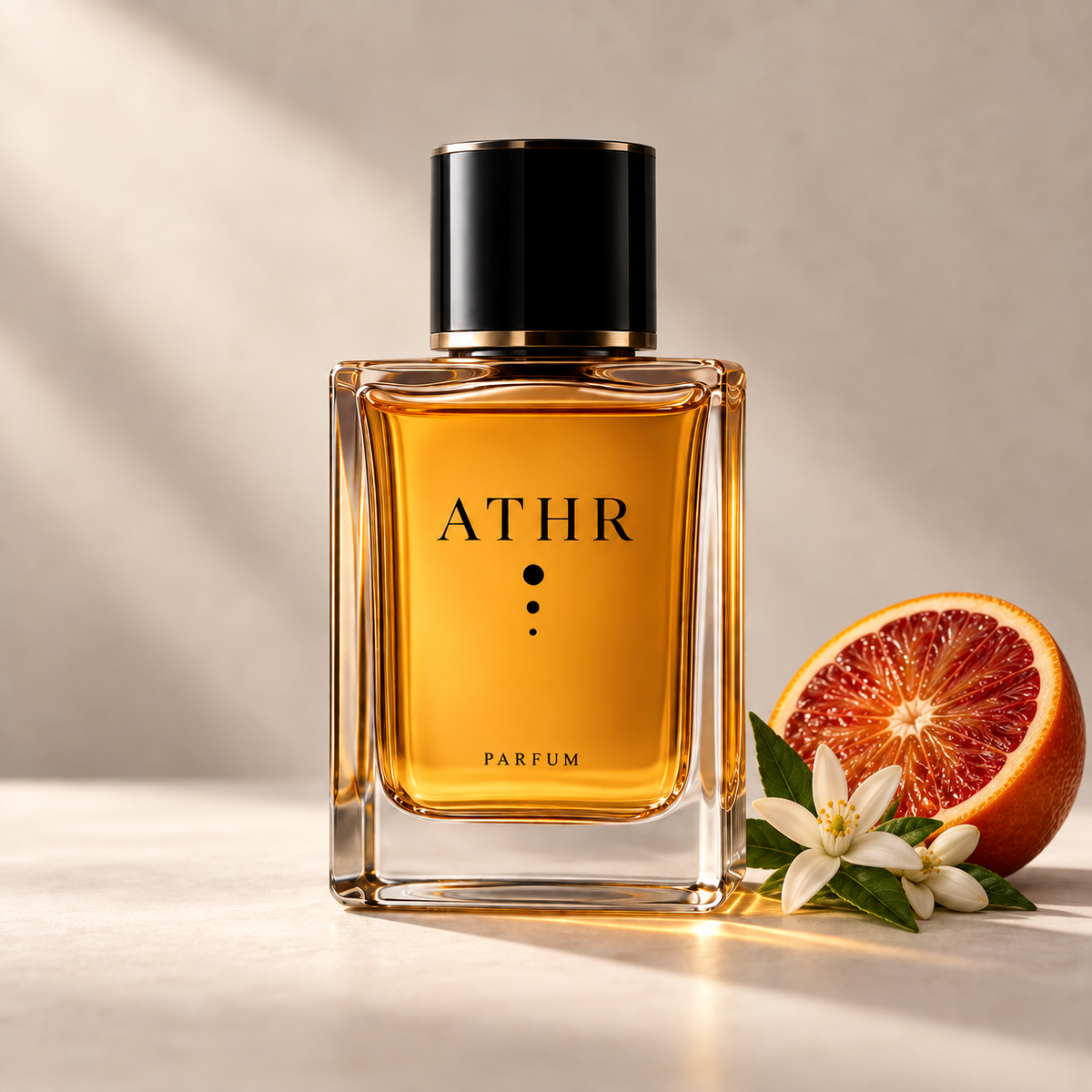 ATHR Duha eau de parfum bottle with blood orange and orange blossom