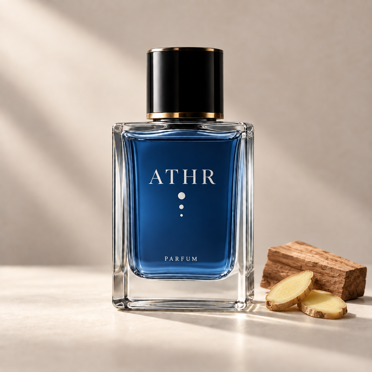 ATHR Madd eau de parfum bottle with sandalwood and fresh ginger