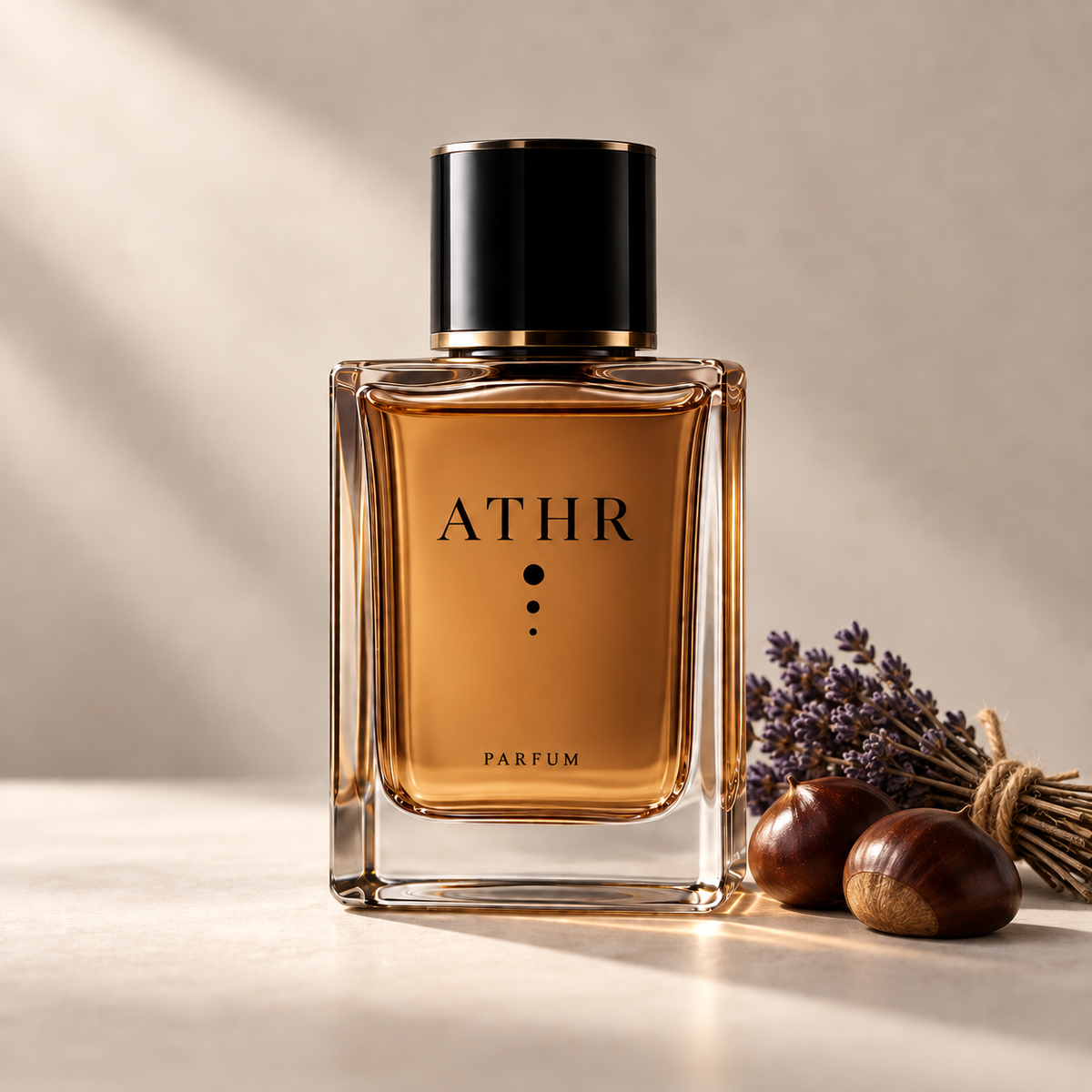 ATHR Uns eau de parfum bottle with chestnuts and dried lavender