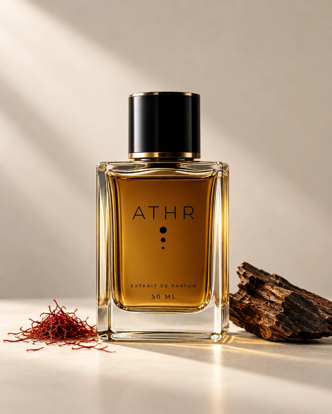 عطر Nightfall من أثر ATHR، إكستريه دو بارفان 50 مل مع خيوط زعفران وخشب عود