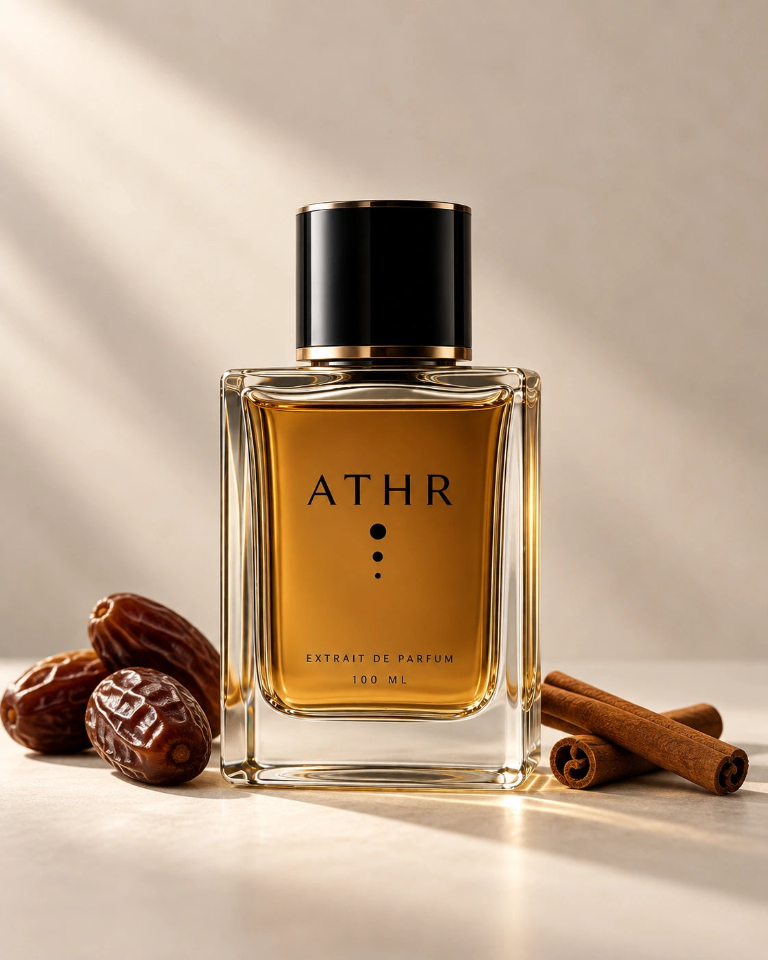 عطر Moonshine من أثر ATHR، إكستريه دو بارفان 100 مل مع تمر وأعواد قرفة